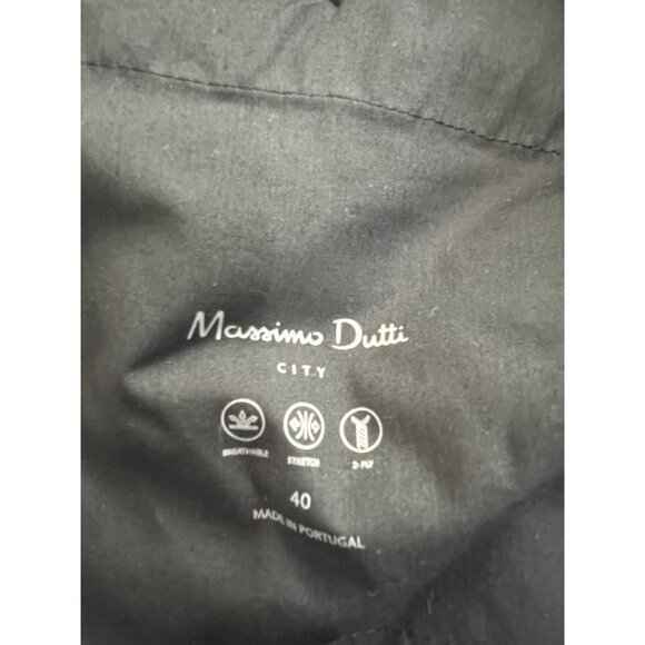Massimo Dutti Cuffed Pants in Midnight - Picture 3 of 6
